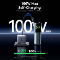 kabeliai akumuliatoriams - Vention Powerhive FKGH0 27000mAh 200W power bank + cable - 16 nuotrauka