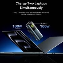 kabeliai akumuliatoriams - Vention Powerhive FKGH0 27000mAh 200W power bank + cable - 18 nuotrauka