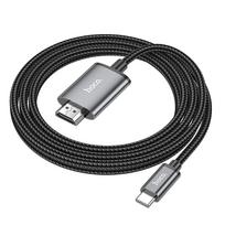 hdmi to usb c - Adapteris Hoco UA27 USB-C to HDMI pilkas - 6 nuotrauka