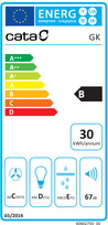 led gartraukis - CATA GK 4500 X Juodas (Black) - 3 nuotrauka