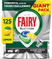 fair - Indaplovių kapsulės Fairy Platinum All In One Lemon, 125 vnt - 3 nuotrauka