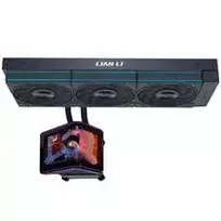 vandens ausintuvas - Lian Li HydroShift II OLED Curved 360 UNI FAN P28 Black - 3 nuotrauka