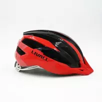 dviratininko salmas - Livall Dviratininko šalmas MTB Bluetooth 54-58cm LED/SOS/Intercom raudona - 2 nuotrauka