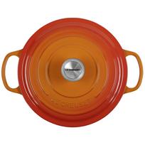 ketaus puodai 3 - Le Creuset Signature Ketaus puodas apvalus Ø26 cm 5.3 l Oranžinis (Orange) - 2 nuotrauka