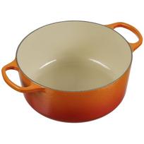 ketaus puodai 3 - Le Creuset Signature Ketaus puodas apvalus Ø26 cm 5.3 l Oranžinis (Orange) - 3 nuotrauka