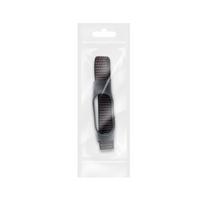 apyranke band - Xiaomi Mi Band 5/6/7 Nylon apyrankė, Juoda (Black) - 3 nuotrauka