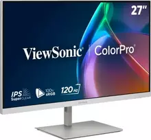 monitoriai 2k qhd - ViewSonic VP2766-2K-W 27", QHD, IPS, 120Hz, baltas (white) - 2 nuotrauka