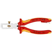 laidu izoliacijos nuemimo reples - Replės izoliacijai šalinti Knipex 11 06 160 T, 160 mm - 3 nuotrauka