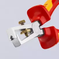 laidu izoliacijos nuemimo reples - Replės izoliacijai šalinti Knipex 11 06 160 T, 160 mm - 6 nuotrauka