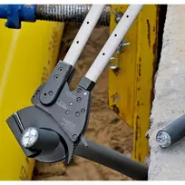 kabeliu kirpimo zirkles knipex - Elektronikos galinių dalių pjovimo žnyplės laidams Knipex 95 32 100, 680 mm - 2 nuotrauka
