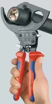 kabeliu kirpimo zirkles knipex - Terkšlinės kabelio žirklės 250mm KNIPEX 9536 - 2 nuotrauka