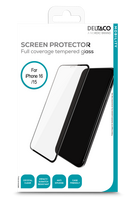screen protector iphone 15 - Deltaco "Screen Protector 2.5D iPhone 15 / 16" - 3 nuotrauka