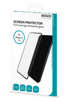 screen protector iphone 15 - Deltaco "Screen Protector 2.5D iPhone 15 / 16" - 4 nuotrauka