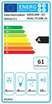 led gartraukis - CATA GC DUAL 75 GBK/A Juodas (Black) - 2 nuotrauka