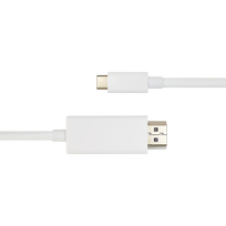 laidas usb c 2m - DELTACO USB-C - HDMI, 4K UHD, 2m, baltas / USBC-HDMI1021-K / 00140022 - 3 nuotrauka