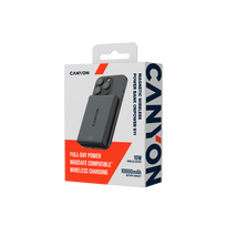 10000mah power bank - Canyon OnPower 511 PD20W 10000mAh juodas - 2 nuotrauka