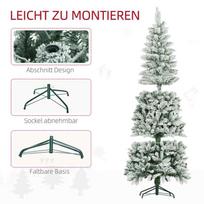 dirbtine egle - Homcom Dirbtinis Kalėdų eglė, Ø65 x 180H cm, Žalia - 5 nuotrauka