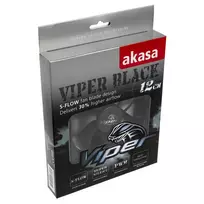 korpuso ventiliatorius - Akasa Fan Viper Black 120mm - 2 nuotrauka