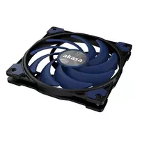 120mm fan - Akasa Alucia XS Slim Fan 120 mm Blue - 2 nuotrauka