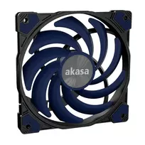 120mm fan - Akasa Alucia XS Slim Fan 120 mm Blue - 3 nuotrauka
