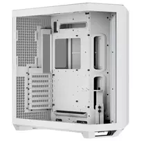 pc korpusas baltas - APNX V1 PC-kompiuterio korpusas, Midi-Tower, ATX, Tempered Glass - baltos spalvos - 4 nuotrauka