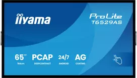 4k monitorius - iiyama ProLite T6529AS-B1AG 64.5", 4K Ultra HD, Touchscreen, Android, 24/7 - 6 nuotrauka