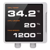 vandens ausinimo cpu ausintuvas - Cougar Poseidon Vistek Pro 360 ARGB White - 7 nuotrauka