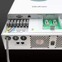 hibridinis inverteris 12 - Qoltec 53861 Modular Hybrid Solar Inverter Off-Grid 6200W 120A 48V MPPT - 3 nuotrauka