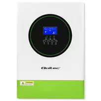 hibridinis inverteris 12 - Qoltec 53861 Modular Hybrid Solar Inverter Off-Grid 6200W 120A 48V MPPT - 4 nuotrauka