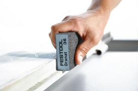 festool slifavimo diskas - Šlifavimo kempinė FESTOOL Granat 69x98x26 36, 6vnt. - 2 nuotrauka