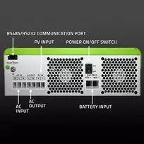 galingas - Qoltec Hybrid Off-Grid Solar Inverter 3500W 100A 24V MPPT Sinus - 6 nuotrauka