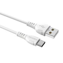 lightning type c laidas - Borofone BX51 White - 4 nuotrauka