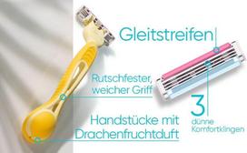 gillette peiliukus - Gillette Venus 3 Dragonfruit vienkartiniai skustuvai 3 vnt. - 2 nuotrauka