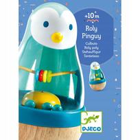 zaislai pingvinas - Djeco Early Development Toys Roly Pingui Shaking Rattle - 3 nuotrauka