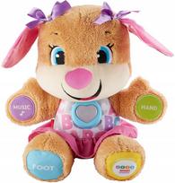 pliusiniai zaislai - Fisher Price mažosios sesutės šuniuko mokymosi lygiai (FPP63) - 3 nuotrauka