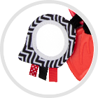 babos babos - Pakabinamas žaislas vežimėliui Canpol Babies Sensory Toys, Raudonas (Red) - 3 nuotrauka