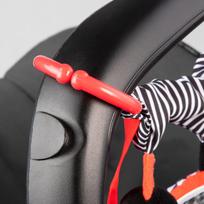 babos babos - Pakabinamas žaislas vežimėliui Canpol Babies Sensory Toys, Raudonas (Red) - 5 nuotrauka