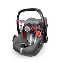 babos babos - Pakabinamas žaislas vežimėliui Canpol Babies Sensory Toys, Raudonas (Red) - 7 nuotrauka