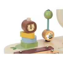 veiklos staliukas medinis - Tooky Toy edukacinis veiklos stalas - miškas - 3 nuotrauka