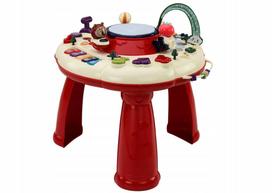 lavinamasis staliukas - Lean Toys Veiklos stalas Bugns (Raudonas - Red) - 2 nuotrauka