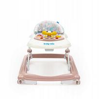 vaikstyne su ratukais - Vaikštynė Baby Mix 53274, rožinė - 2 nuotrauka