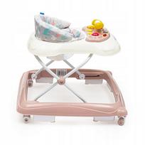 vaikstyne su ratukais - Vaikštynė Baby Mix 53274, rožinė - 3 nuotrauka