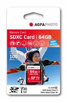 v30 64gb - AgfaPhoto 64GB SDXC Class 10 UHS-I U1 V30 Card - 3 nuotrauka