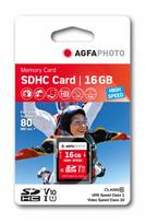 sdhc kortele 16gb - AgfaPhoto 16GB SDHC Class 10 UHS-I Card - 2 nuotrauka