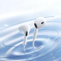 mini in ear - Baseus Encok HZ19 White (Baltas) laidinės ausinės - 3 nuotrauka
