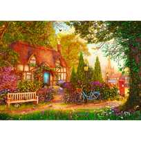 delione 3 - Trefl Tea Time Puzzle: Thatched Cottage, 1000 det. - 2 nuotrauka