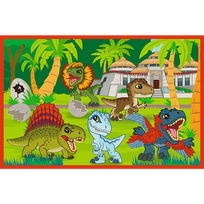 delione dinozauras - Trefl Jurassic World Little Dinosaurs 34437, 2 x 24 det. - 2 nuotrauka
