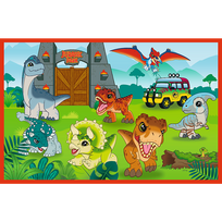 delione dinozauras - Trefl Jurassic World Little Dinosaurs 34437, 2 x 24 det. - 3 nuotrauka