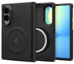 Spigen AirSkin Aramid MagFit MagSafe dėklas Samsung Galaxy Z Fold 8 - Juodas (Black)