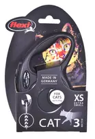 pavadelis flexi m - Flexi New Classic Cat XS virvinis pavadėlis 3 m juodas - 8 nuotrauka